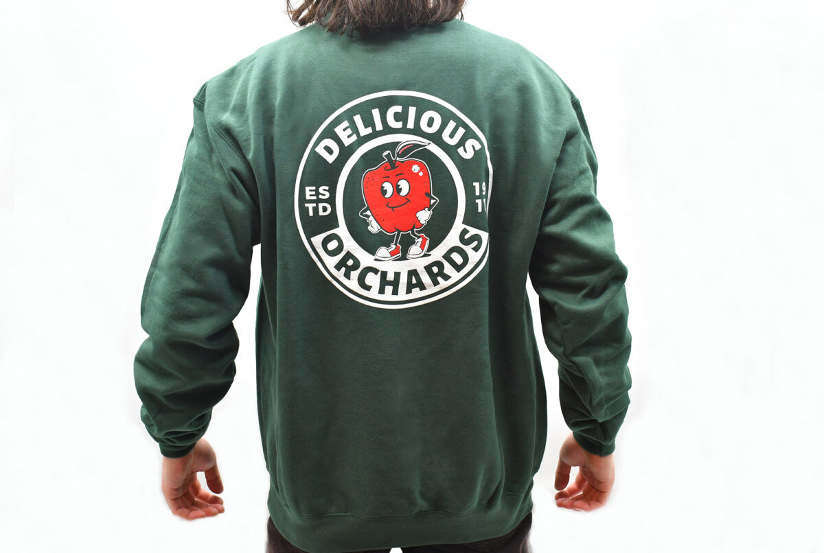 Vintage Apple Sweatshirt (Green)